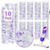 10 Count Disposable Heavy-Duty Power Mop Pads Refills for Swiffer Power Mop,Replacement Floor Cleaning Refills, Non-Washable & Unscented, Compatible with Swiffer PowerMop (Quick-Absorb, No Residue) view 1