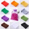 100pc 10 Color Organza Mesh Gift Bags with Drawstring - Jewelry, Candy, Wedding, Easter, Party Favor Bags view 3