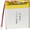 IALYBNTE 3,7V 1000mAh 554141 Ion with JST Connector1pcs view 1