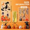 WD&CD 100 PCS Halloween Treat Candy Bags - Clear Trick or Treating Goodie Bags for Halloween Party view 2