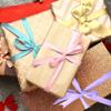 4PCS Christmas Ribbon Set - 3/8 Inch, 25 Yds Each in Light Pink, Gold, Light Blue, Purple for Gift Wrapping, Flower Bouquets, Crafts, Halloween & Fall view 3