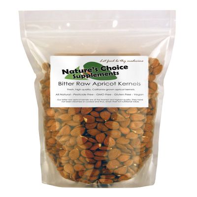 Apricot Seeds California Grown Bitter Raw 100% All Natural From Organic Farms 2 LB