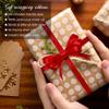 2PCS Christmas Decorations Ribbon - 3/8 Inch, 25 Yds, Dark Red, for Gift Wrapping, Christmas Tree Decorations, Fall, Hair, Bouquet, Crafts view 4