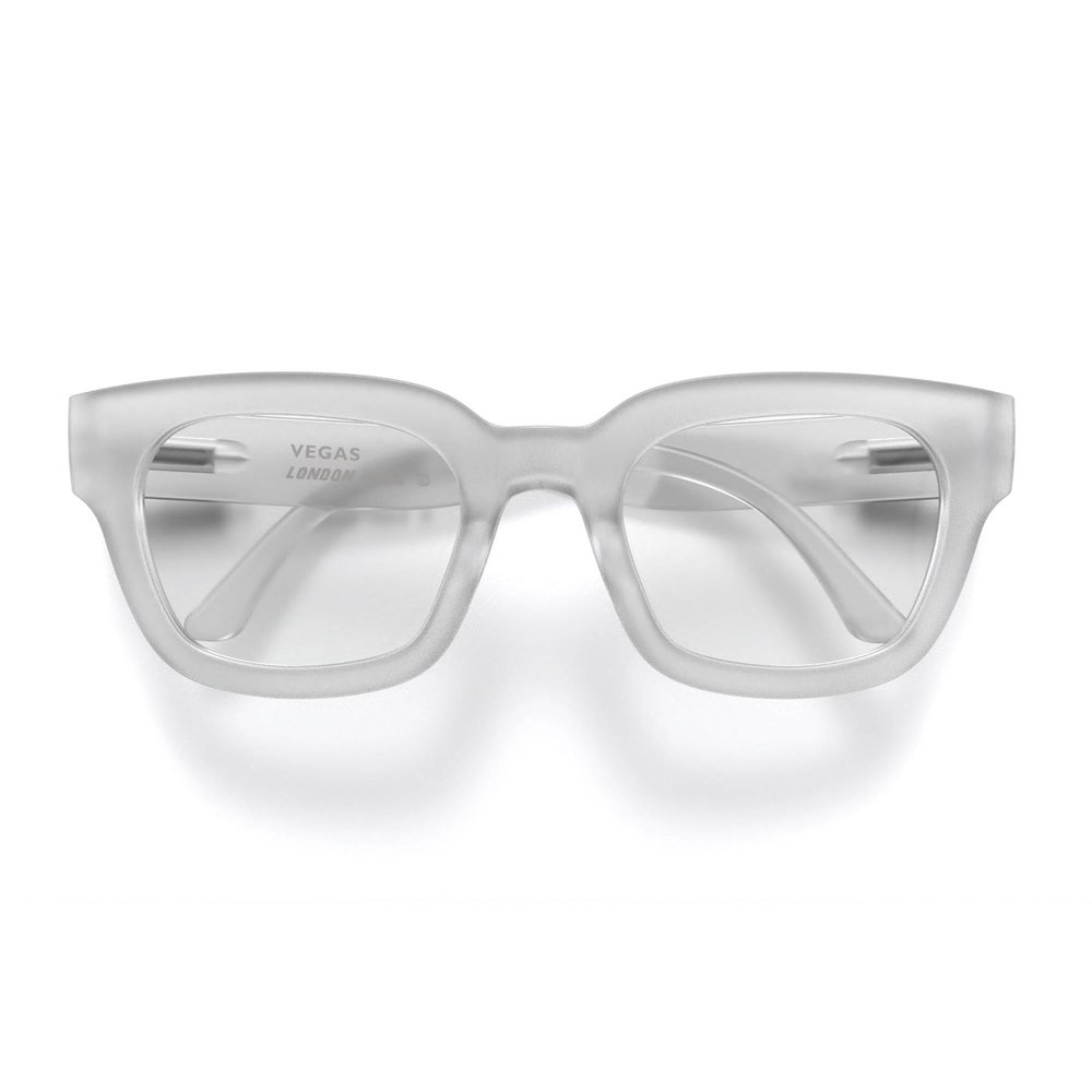 LONDON MOLE Vegas large oversized reading glasses | Big bold modern square frame | Statement style readers for men and women