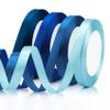 4PCS Blue Ribbon Set - 3/8 Inch, 25 Yds, Light Blue & Navy Blue, Perfect for Gift Wrapping, Halloween, Birthdays & More view 1