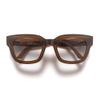 LONDON MOLE Vegas large oversized reading glasses | Big bold modern square frame | Statement style readers for men and women view 1