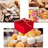 20pcs 995cm/3.53.51.9 inch Gift Box Candy Snack Wedding Favor Gift Box Thank You Gift Party Favor Boxes Gable Cookie Boxes for Wedding, Bridal Shower, Annivesary, Christmas and all Occasion (Red) view 4