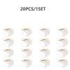 20pcs 995cm/3.53.51.9 inch Gift Box Candy Boxes Snack Wedding Favor Gift Box Thank You Gift Party Favor Gable Cookie for all Occasion (White) view 3