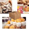 995cm/3.53.51.9 inch Gift Box Candy Snack Wedding Favor Thank You Gift Party Favor Gable Cookie Boxes for all Occasion (kraft) view 4