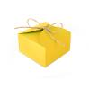 20pcs 995cm/3.53.51.9 inch Gift Box Candy Snack Wedding Favor Gift Box Thank You Gift Party Favor Gable Cookie for all Occasion (Yellow)