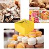 20pcs 995cm/3.53.51.9 inch Gift Box Candy Snack Wedding Favor Gift Box Thank You Gift Party Favor Gable Cookie for all Occasion (Yellow) view 4