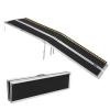 10FT Portable Wheelchair Ramp, Wheel Chair Ramp, Non-Slip Aluminum Wheelchair Ramp, 600lbs Weight Capacity for Home, Doorways, Curbs, Stepst view 1
