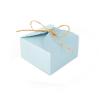 JIYIXhylera 20pcs 995cm/3.53.51.9 inch Gift Box Candy Boxes Snack Boxes Wedding Favor Gift Box DIY Folding Packaging Bag Baby Shower Birthday Party Decoration (Blue) view 1