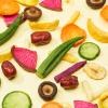 Crispy Fruits and Vegetables, Dried Fruits and Vegetables, Mixed Fruits, Dried Fruit Chips, Okra, Radish, Banana, Durian, Fig, Crispy Fruit Snacks, Chinese Snack Gift Package (1 Can) view 4