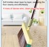 Broom And Dustpan Set, Long Handled Dustpan And Brush, Heavy Duty Dust Pan, Household Dust Pan Combo For Indoor Outdoor Household Cleaning And Sweeping,B view 2