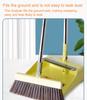 Broom And Dustpan Set, Long Handled Dustpan And Brush, Heavy Duty Dust Pan, Household Dust Pan Combo For Indoor Outdoor Household Cleaning And Sweeping,B view 4