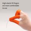 100 PCS Hair extensions tools Latex Finger Cots Reusable Rubber Fingertips Protective Glove Duty Industrial Grade Finger Cots view 2