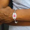 American Medical ID Tennis Bracelet Medical ID Free Engraving view 3