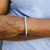 American Medical ID Tennis Bracelet Medical ID Free Engraving view 4