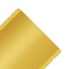 100 Double-Sided Matte Colored Square Aluminum Foil Stand Up Pouch Heat Sealable Food Storage Bags (3" x 3") (Gold) view 2
