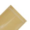 100Pcs Brown Kraft Paper Clear Window Plastic Zipper Seal Lock Heat Sealable Food Storage Packaging Bags (7.24 inch x 10.16 inch) view 3