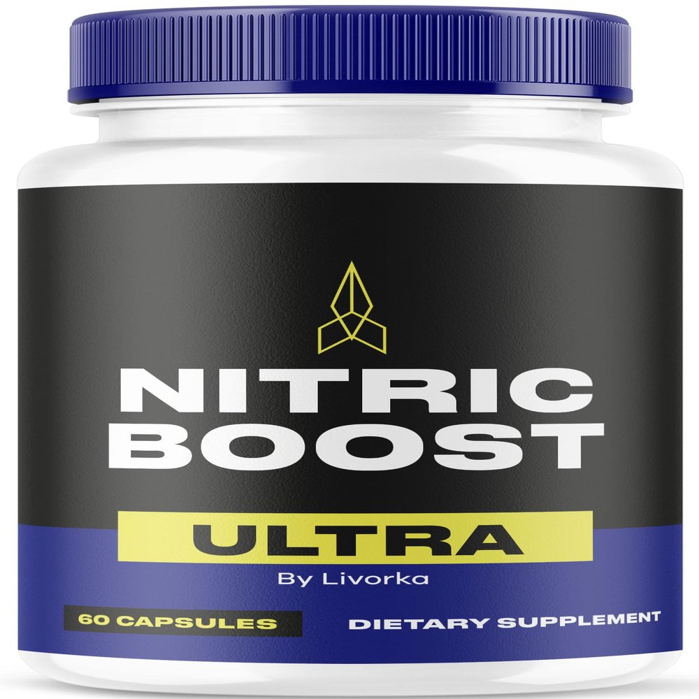 Nitric Boost Ultra Powder Now in Capsules, Advanced Formula - 60 Count for 1 Month