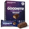 GOODNITE Sleep Bars 10mg Melatonin + L-Theanine Dark Chocolate Protein Bar for Better Sleep - Fall Asleep Faster Natural Sleep Aid - Vegan Gluten-Free Bedtime Snack No Morning Grogginess 6 Pack view 1