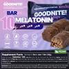 GOODNITE Sleep Bars 10mg Melatonin + L-Theanine Dark Chocolate Protein Bar for Better Sleep - Fall Asleep Faster Natural Sleep Aid - Vegan Gluten-Free Bedtime Snack No Morning Grogginess 6 Pack view 3