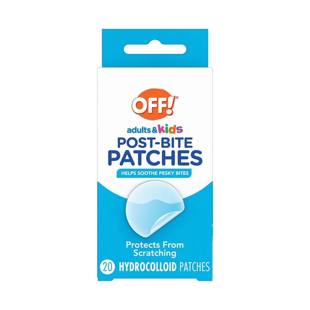 OFF! Post-Bug Bite Itch Relief Patches for Adults & Kids, Anti-Itch Hydrocolloid Soothing Patches, Latex Free, 20 Count