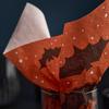 13"x13" Halloween Napkins, Orange with Black Bats, 30 Count - HOSTAGILLE Limited Edition view 3