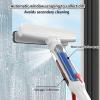 RRRYYYZZ 75'' Spray Squeegee for Window Cleaning with 4-Section Extension Pole, 4 in 1 Glass Squeegee Window Vacuum Squeegee Cordless with Sewage Collector and 5 Pads view 4