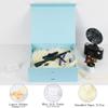 BoxSkivra 3 Pack 19x16x6 Inch Extra Magnetic Large Gift Box with Lids for Presents Blue Large Gift Box with Ribbon Foldable Gift Boxes with Shredded Paper Jumbo Box for Bridesmaid Proposal view 2