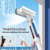 RRRYYYZZ 75'' Spray Window Cleaning Squeegee Kit with 4-Section Extension Pole, 4 in 1 Window Squeegee Squeegee for Window Cleaning with Sewage Collector and 5 Pads view 3