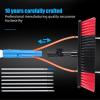 Window Cleaning Pole Water-Fed Telescopic Brush Extendable Cleaning Conservatory Roof Cleaning Window Cleaner Kit for Photovoltaic Panel Cleaning Trucks(50cm Brush Head,10M) view 3