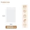 2000 Pcs Resealable Cellophane Bags 4"X6" Self Sealing Opp Cello Bag Opp Poly Bags Clear Cello Plastic Bag for Prints Photos Cards Envelopes Bakery Cookies Gifts Favors view 2