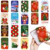 Thuodo 16 PCS Christmas Gift Card Tin Holder Boxes with Lids for Christmas Holiday Gift Box Set Metal Tin Small Boxes Stocking Stuffers Xmas Party Favors view 1