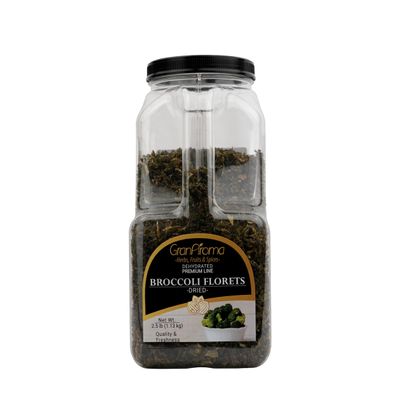 GranAroma, Dried Broccoli Florets, Ready-to-Use, Soups & Sauces (2.5 Pound, Broccoli)