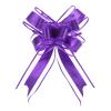 uxcell 10pcs 8 Inch Giant Large Pull Bow Gift Wrapping Organza Bows Ribbon Purple for Wedding Baskets Presents Christmas view 1