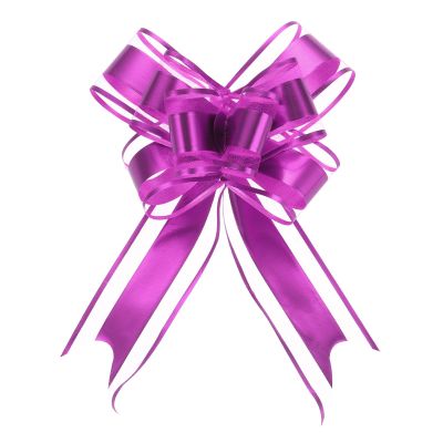 uxcell 10pcs 6 Inch Large Pull Bow Gift Wrapping Organza Bows Ribbon Rose Red for Wedding Baskets Presents Christmas