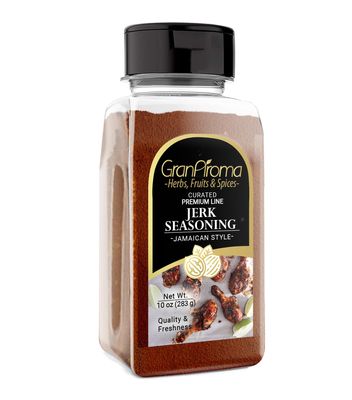 GranAroma Jerk Seasoning, Jamaican Style Spice Blend, Chicken Marinade (10 Ounce)