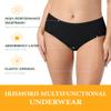 IRISMORII Adult Womens Incontinence Protective Underwear Washable Bladder Leak Proof Postpartum Panties 56ml Absorbency 3 Pack (3 Black, XL) view 4