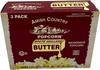 Amish Country Popcorn | Old Fashioned Microwave Popcorn | Medium White 3 Pack Butter | Non-GMO, Gluten Free, Microwaveable and Kosher (3 Bags) view 1