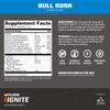 MTN OPS Ignite Energy Drink Powder, Gluten Free Nootropic Supplement Drink Mix, L Arginine, L Citrulline, Caffeine & Nootropic Sugar Free Drink Mix, 45 Servings, Bull Rush view 3
