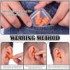 24 Pair Orange Ear Plugs Bulk NRR 29dB Reusable Silicone with Plastic Cases - Soft Foam for Sleeping, Noise Cancelling, Concerts, Shooting, Swimming, Noise Reduction view 4