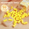 Jijng Soft Foam Earplugs, Longer Fit, 33db SNR, Set of 30 Pairs,Comfortable Ear Plugs for Sleeping, Snoring, Loud Noise and Travel view 2