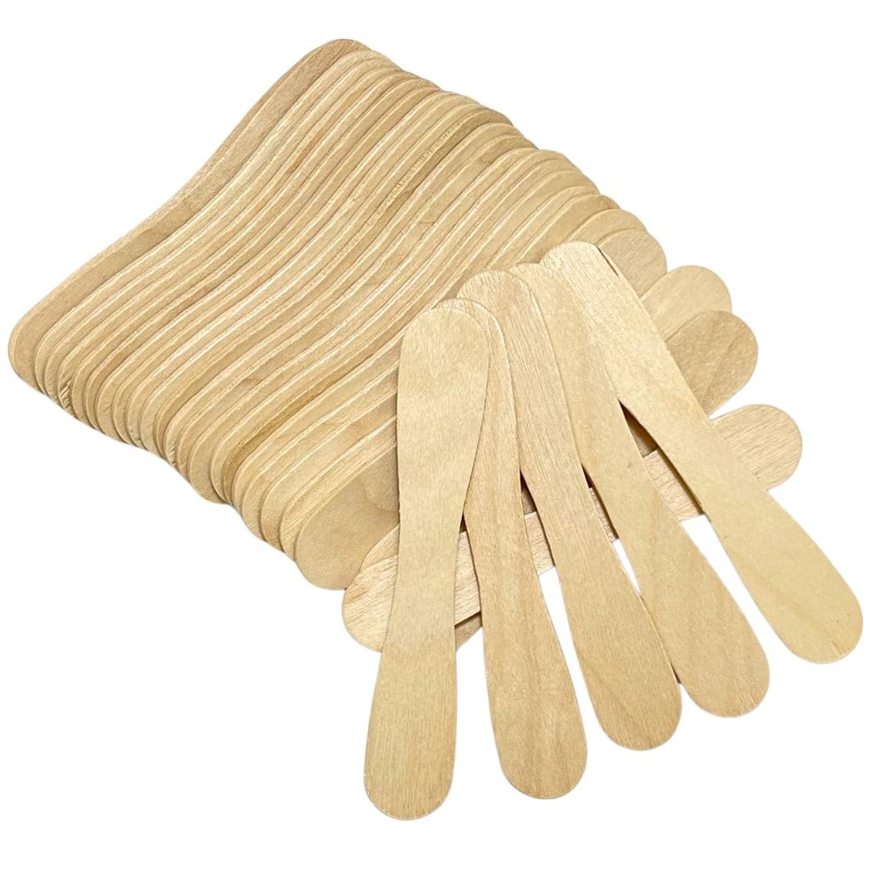 50pcs Mini Wooden Spoons, Disposable Wooden Ice Cream, Dessert Spoons, Mini Disposable Tasting Spoons 3 inches