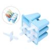 aqxreight Ice Cream Making, Reusable DIY Ice Cream with PP Long Handle for Freezing Foods, Food Grade Silicone Blue, Household Ice Cream for Juice, Yogurt, Pudding (6 Sticks) view 2