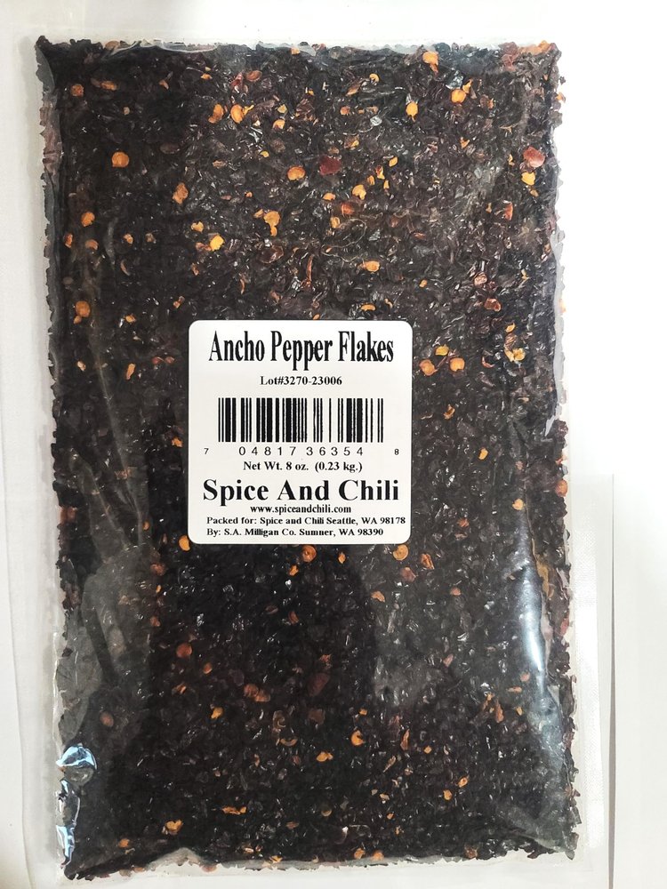 Ancho Pepper Flake, 8oz