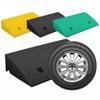 ZYXQQJ 3" 4" 5" Rise Rubber Curb Ramps, Threshold Ramp, Non-Slip Wheelchair Ramps, Portable Kerb Ramp Steps Pad for Driveway, Loading Dock, Sidewalk(Black,49x27x11cm) view 1