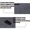 ZYXQQJ 3" 4" 5" Rise Rubber Curb Ramps, Threshold Ramp, Non-Slip Wheelchair Ramps, Portable Kerb Ramp Steps Pad for Driveway, Loading Dock, Sidewalk(Black,49x27x11cm) view 4